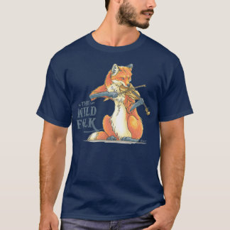 T-shirt Le renard folk sauvage sur Fiddle