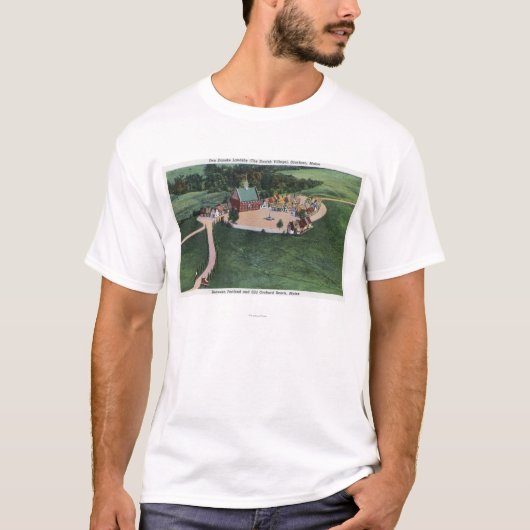 T-shirt Le repaire Danske Landsby (village danois) (Devant)