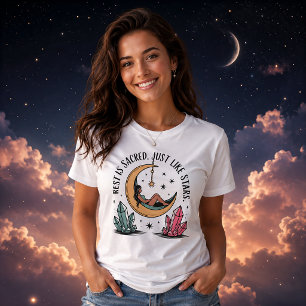 T-shirt Le repos est sacré, tout comme les étoiles