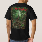 T-shirt Le Reptile Den "Python peint" (Dos)