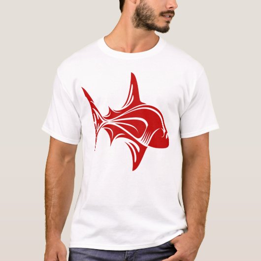 T-shirt Le requin de piranha (Devant)