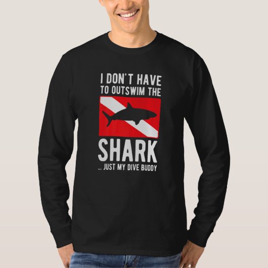 T-shirt Le Requin Est Mon Époux De Plongée Plongée Plongée (Devant)
