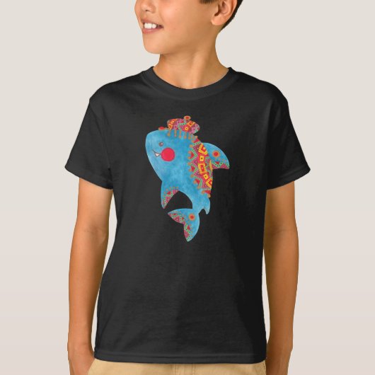 T-shirt Le requin fort (Devant)