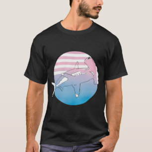 T-shirt Le Requin Marteau du Coucher de Soleil