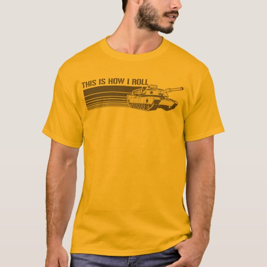 T-shirt Le réservoir, ceci est comment je roule (Devant)