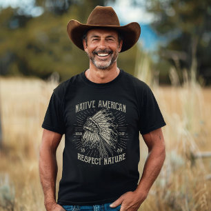 T-shirt Le respect des Amérindiens Nature