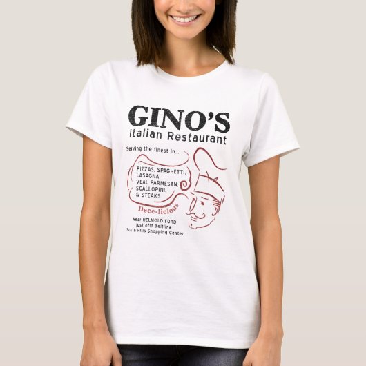 T-shirt Le restaurant italien de Gino (Devant)