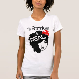 T-shirt Le rétrécissement est T des vraies, naturelles