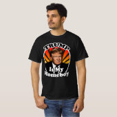 T-shirt Le rétro Donald Trump est mon héros (Devant entier)