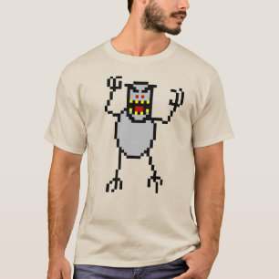 T-shirt Le rétro ski à 8 bits classique libèrent le yeti