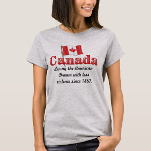 T-shirt Le rêve canadien
