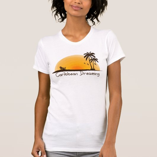 T-shirt Le rêve caribéen (Devant)