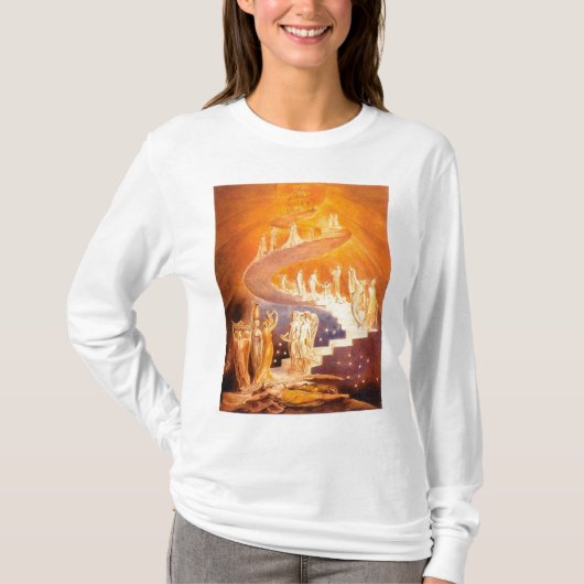 T-shirt Le rêve de Jacob par William Blake (Devant)