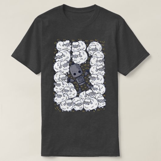 T-shirt Le rêve des robots (Design devant)