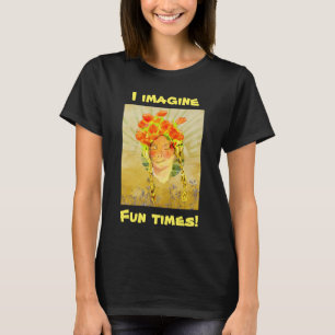 T-shirt Le rêve d'une femme personnalise l'attraction posi