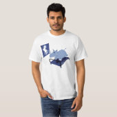 T-shirt le rhinocéros établissent (Devant entier)