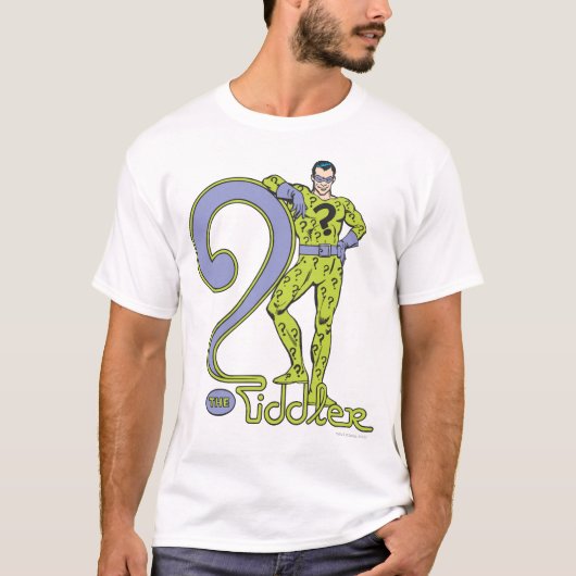 T-shirt Le Riddler & Logo Green (Devant)