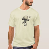 T-shirt Le robot et le moineau (Devant)