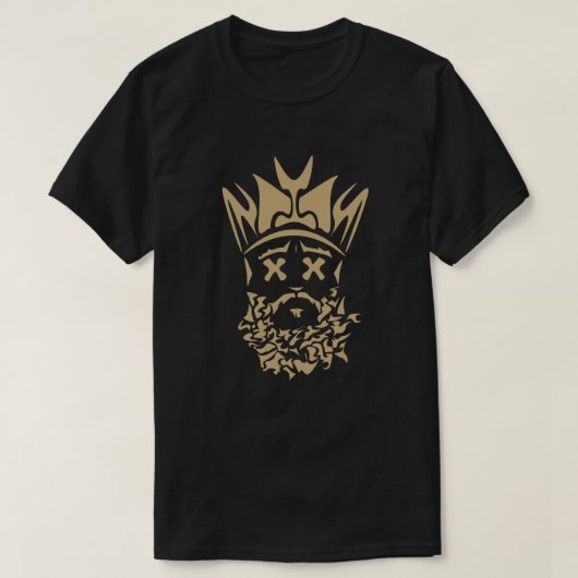 T-shirt Le Roi barbu New Orleans Saints (Design devant)