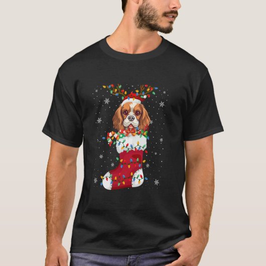 T-shirt Le Roi Cavalier Charles Spaniel Chien Chien Chien  (Devant)