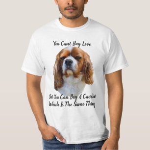 T-shirt Le Roi Charles Cavalier Espagnol Visage Et Logo Du