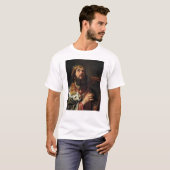 T-shirt Le "Roi David Playing le Harp (Devant entier)