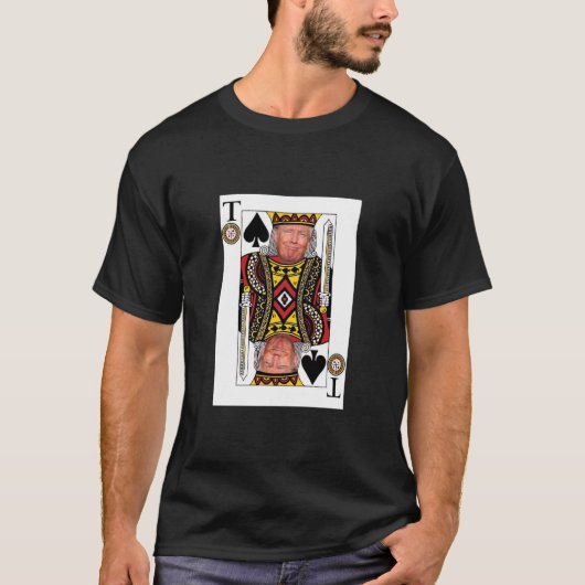T-shirt Le roi de casino, Donald Trump (Devant)