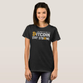 T-shirt Le Roi De Crypto Bitcoin (Devant entier)