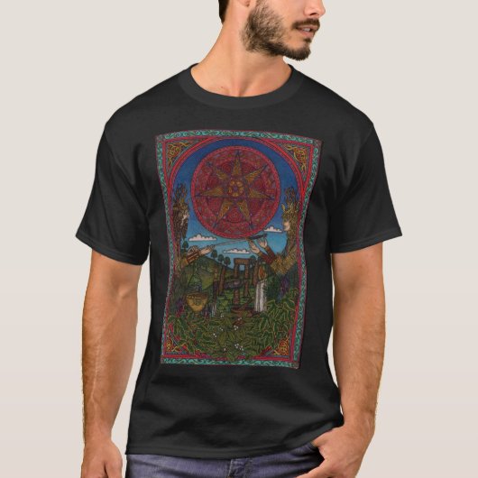 T-shirt Le roi de houx et roi de chêne, (Noël) (Devant)
