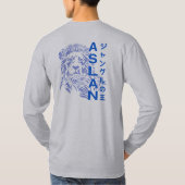 T-shirt Le Roi de la Jungle | Manches longues pour hommes (Dos)