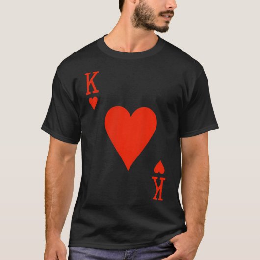 T-shirt Le Roi des Coeurs Couple Saint Valentin (Devant)