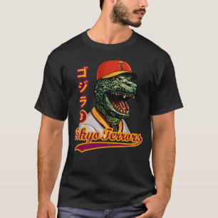 T-shirt Le roi des monstres Kaiju Baseball