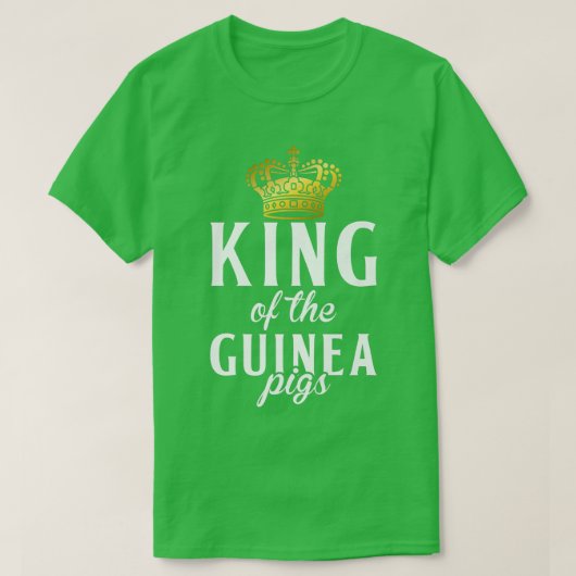 T-shirt Le roi des petits cochons de Guinée (Design devant)