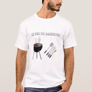 T-shirt Le roi du barbecue personnalisable