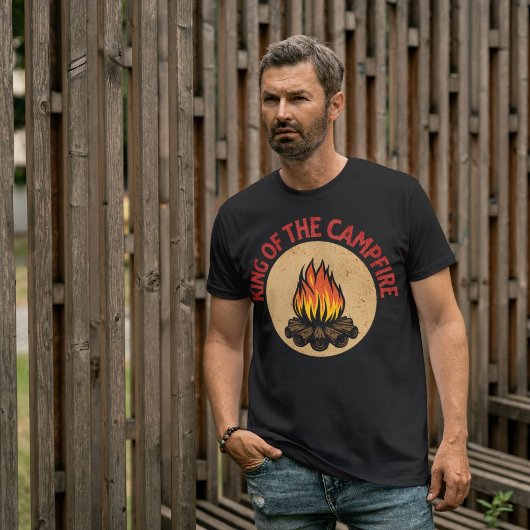 T-shirt Le Roi Du Feu De Campagne