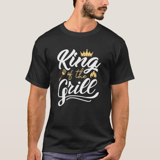T-shirt Le Roi Du Grill (Devant)