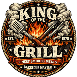 T-shirt Le Roi Du Grill Du Patron