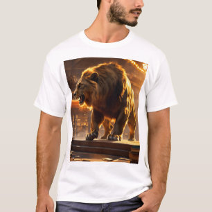 T-shirt Le roi du lion et le ciel de la ville"