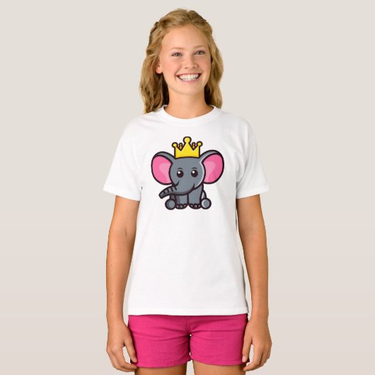 T-shirt Le roi éléphant (Devant entier)