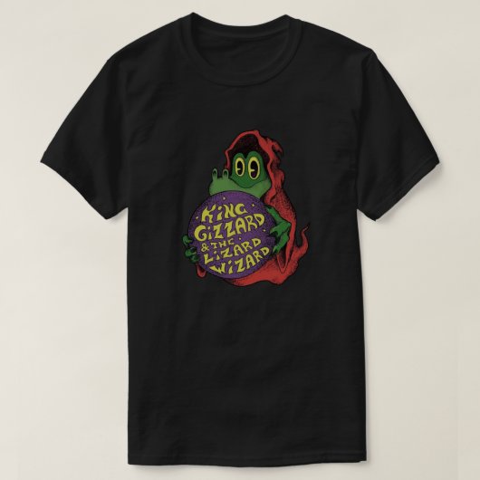 T-shirt Le Roi Gizzard Et Le Lizard Wizard Classique T-Shi (Design devant)