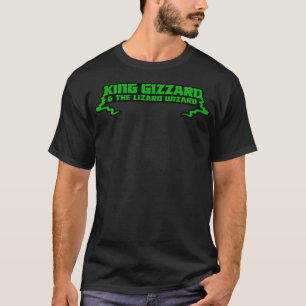 T-shirt Le roi Gizzard et le Lizard Wizard nom tag Sticke
