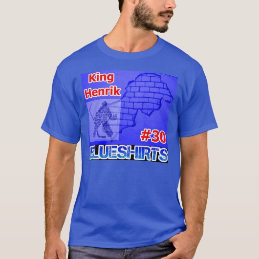 T-shirt Le Roi Henrik Blueshirts Nr30 (Devant)