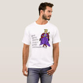 T-shirt Le Roi Henry ne fait pas boit habituellement du (Devant entier)