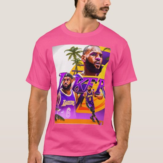 T-shirt Le roi James 6 Los Angeles (Devant)