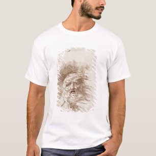 T-shirt Le Roi Lear dans la tempête (encre de stylo et de