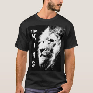 T-shirt Le Roi Moderne Pop Art Lion Head Elégant Homme