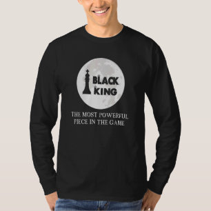 T-shirt Le Roi Noir Le Joueur Le Plus Puissant Le Roi Noir