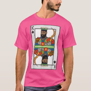 T-shirt Le roi pique la carte afro-américaine Halloween T-