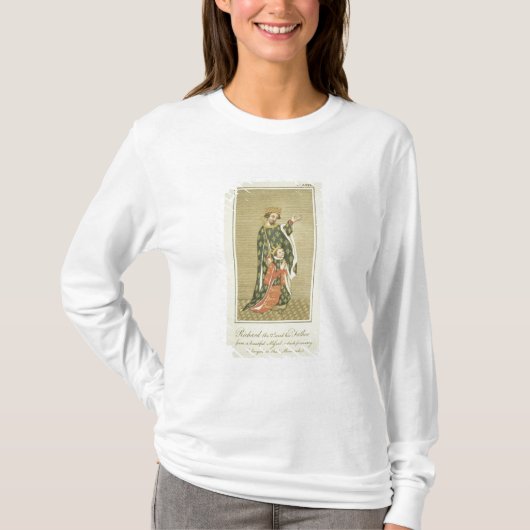 T-shirt Le Roi Richard II (1367-1400) avec son père (Devant)