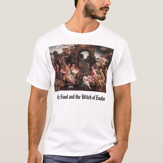 T-shirt Le Roi Saul et la sorcière d'Endor (Devant)
